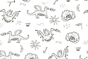 Fantasy Kingdom Dragons Bundle, a Pattern Graphic by GooseFrol (Thumbnail 8 of 22)