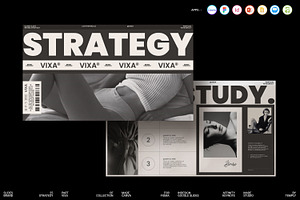 VIXA | Brand Strategy Presentation, a Presentation Template by Studio Temply
