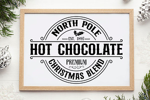 Vintage Christmas Sign SVG Bundle