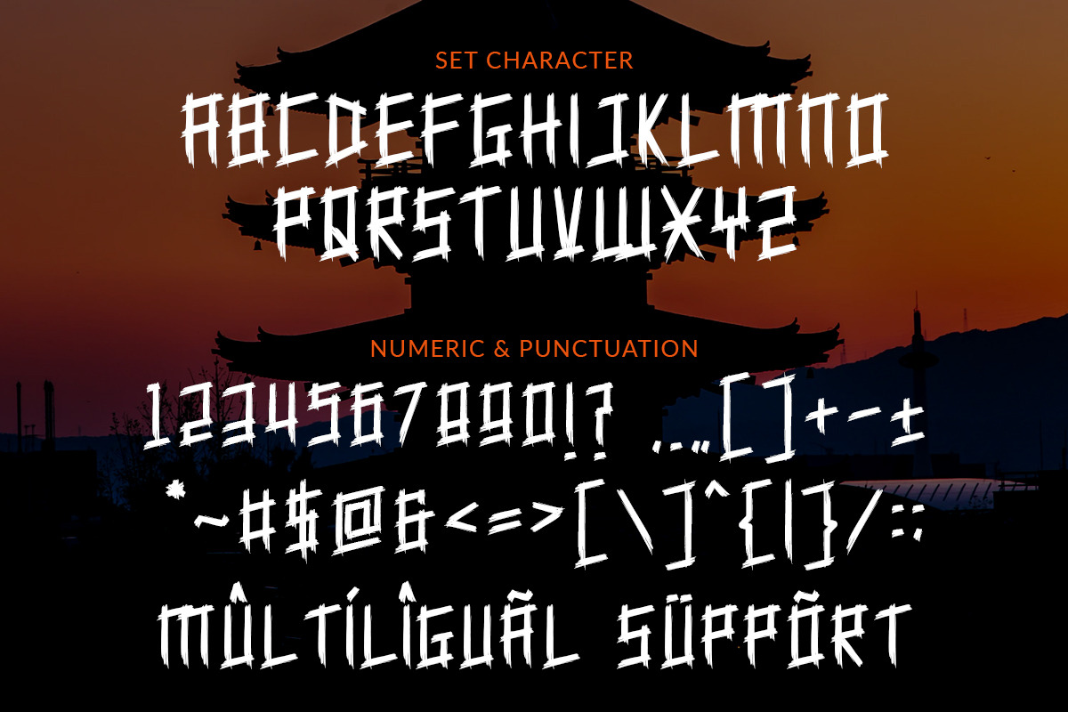 HAREBO | Japanese Style, a Font by BringTypeStudio (Photo 4 of 8)