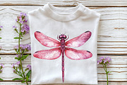 Autumn Dragonfly Clipart, an Illustration by Rose Art (Thumbnail 4 of 7)