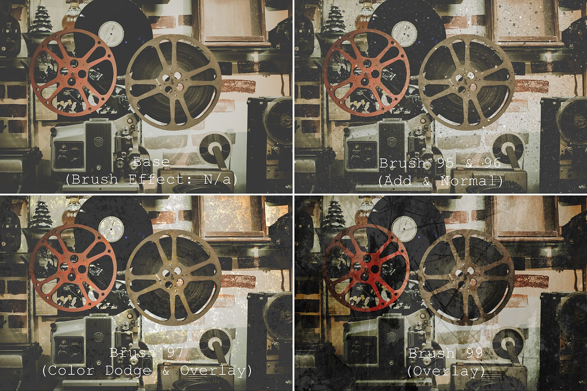 Grunge Texture Brushes For Procreate, a Brush Add-On by Pawsitively Aesthetic (Photo 3 of 9)