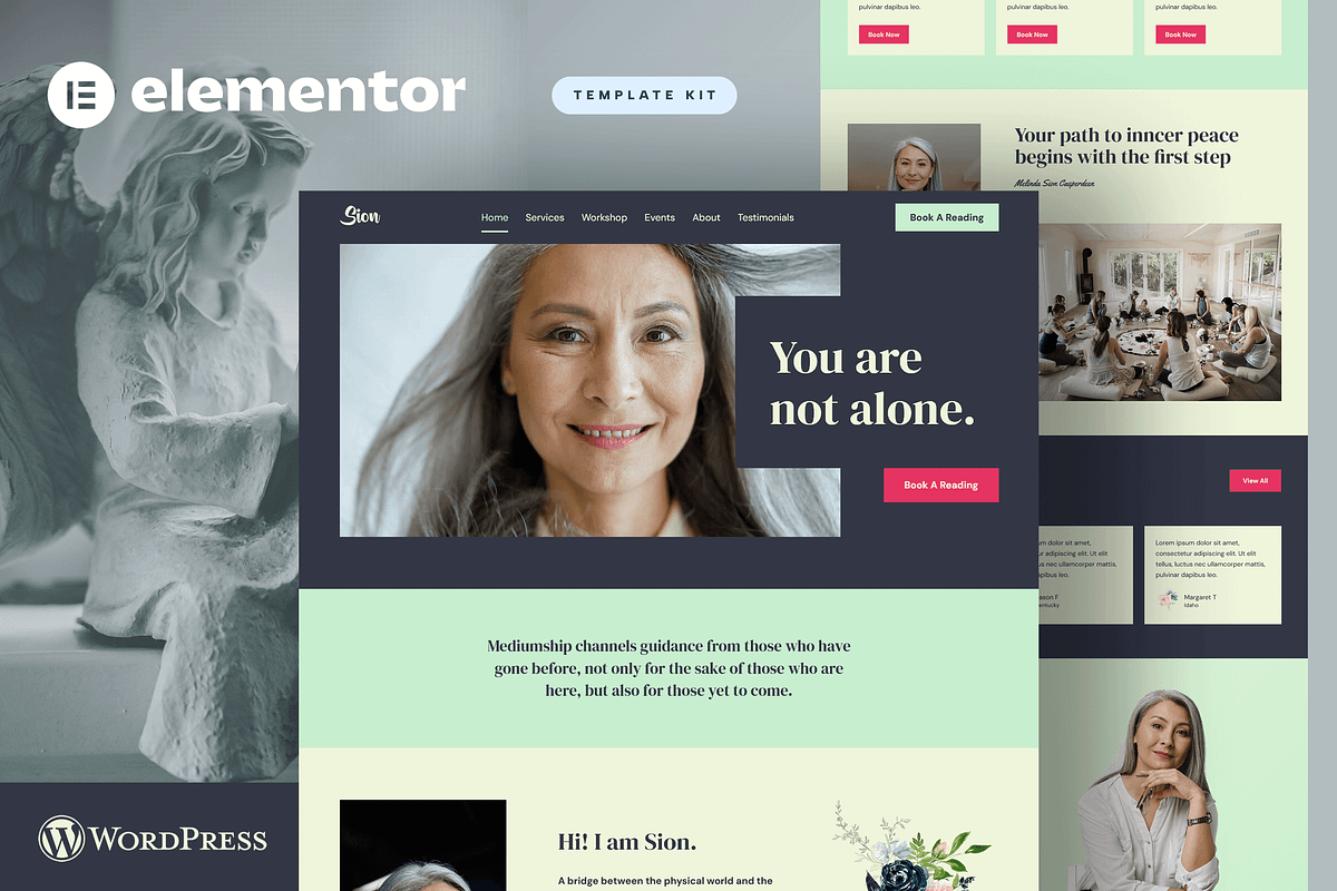 Psychic Medium Website Template, a WordPress Template by Awakened Templates (Photo 1 of 6)