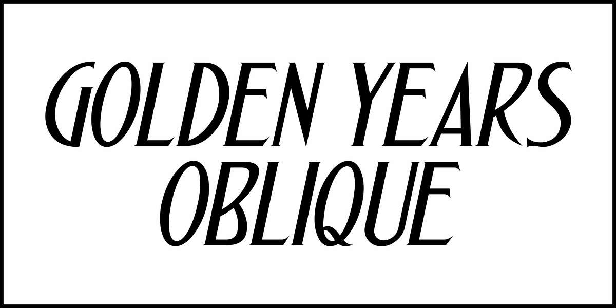 Golden Years JNL, a Font by Jeff Levine Fonts (Photo 4 of 5)