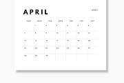 2027 Calendar Template Psd Canva, a Poster Template by DesignStudioTeti (Thumbnail 9 of 9)