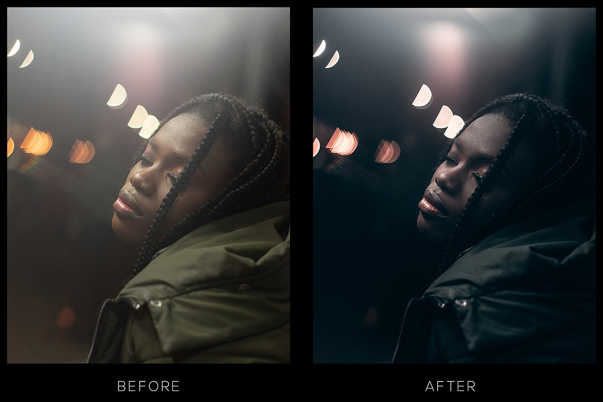 5 Dark style Lightroom presets, an Action Add-On by Elijah (Photo 2 of 11)