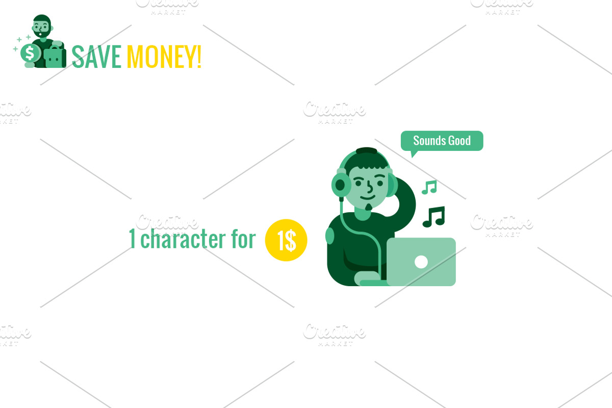 Working Team 9 Characters Icons, an Icon by Manudesign (Photo 4 of 4)