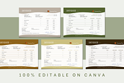 INVOICE CANVA TEMPLATE, a Print Template by The Little Lily Studio (Thumbnail 2 of 5)