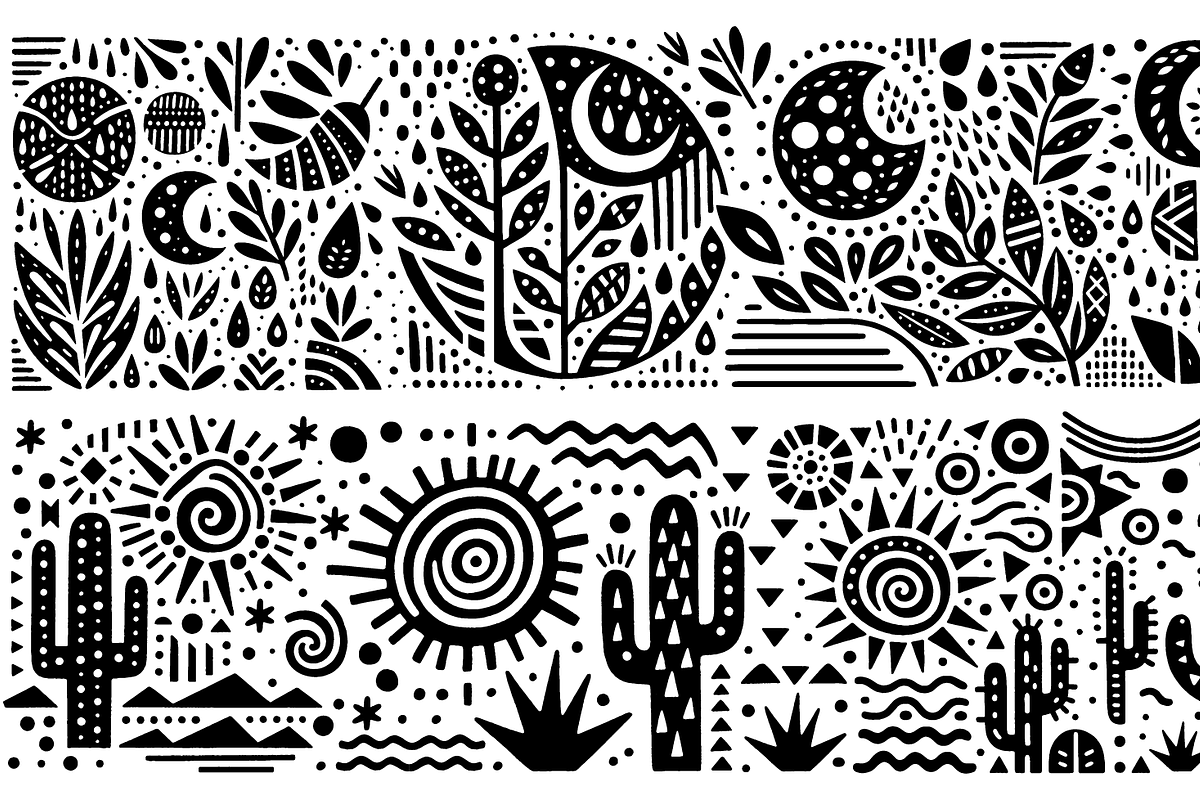Vintage Culture Dance Folk Art, a Decorative Illustration by devastd (Photo 17 of 28)