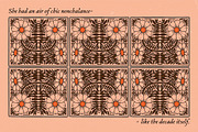 ArtDeco Floral Patterns, a Pattern Graphic by angelainthefields (Thumbnail 7 of 13)