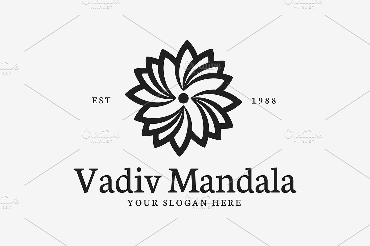 Vedic Art Mandala Logo - Circle Logo, a Branding & Logo Template by Creattlle (Photo 2 of 4)