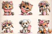 Beach Animals Summer Clipart, an Illustration by Digital Artistic99 (Thumbnail 2 of 11)