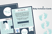 Baby Invitation Card, an Invitation Template by Creative Moments (Thumbnail 1 of 2)