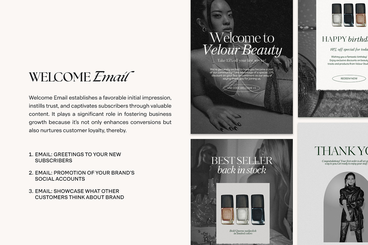 Velour | Canva Email Templates, an Email Template by Lavinia Visuals (Photo 4 of 9)
