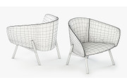 Kristalia Tuile armchair, a Furniture 3D Model by AllSkull (Thumbnail 6 of 8)