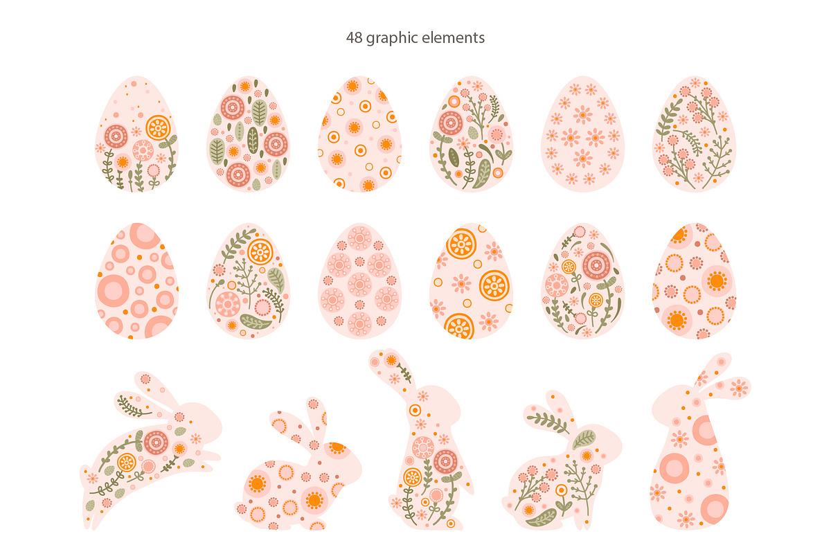 Hello Easter! Spring collection., an Animal Illustration by RinSo_art (Photo 8 of 14)