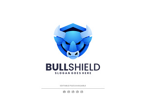 Gradient Modern Bull Logo Design, a Branding & Logo Template by Artnivora.Std