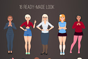 vector Character portrait creator, a Person Illustration by Mandarinkas art (Thumbnail 8 of 8)