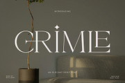 Crimle - An Elegant Serif Font, a Serif Font by Muflieart (Thumbnail 1 of 10)