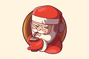 Naughty Santa!, a Seasonal Illustration by pedrors (Thumbnail 1 of 3)