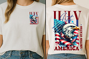 4th of July America T-Shirt Design, a Seasonal Illustration by Creative Arslan (Thumbnail 3 of 5)