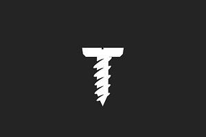 T screw logo
