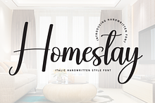 Homestay | Script Font