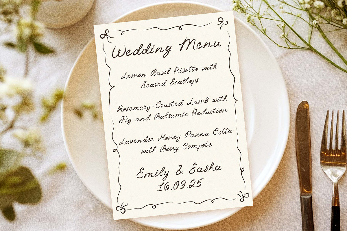 Romantic Handwritten Script Font, a Handwritten Font by Ayya Studio (Photo 10 of 11)