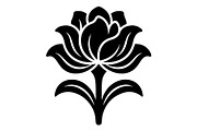 Floral Rose Lotus Silhouette, an Object Graphic by Gfx_Store (Thumbnail 13 of 15)