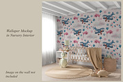 Nursery Wallpaper Mockup, a Product Mockup by MockupArtDesign (Thumbnail 3 of 5)