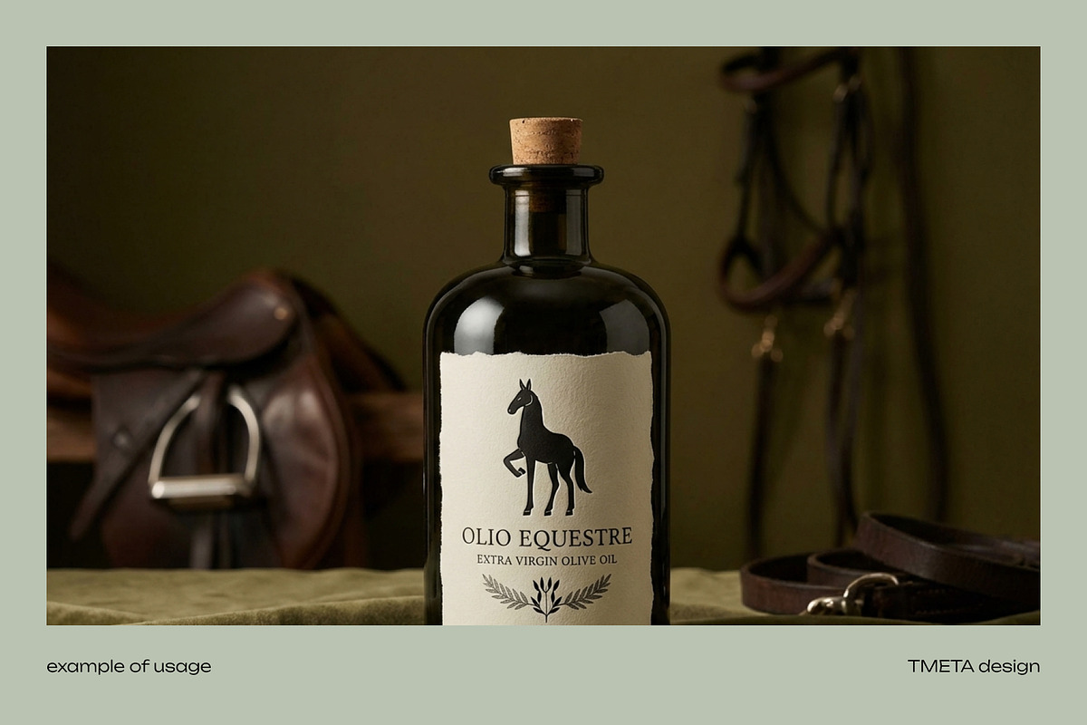 Noble Equine | Elegant Branding Pack, an Animal Illustration by TMETA design (Photo 13 of 14)