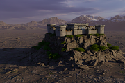 Medieval Stone Fortress Castle, an Architecture 3D Model by Temer (Thumbnail 1 of 5)