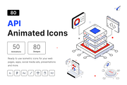 Animated API Icons, a Duotone Icon by Vectors Market (Thumbnail 1 of 7)
