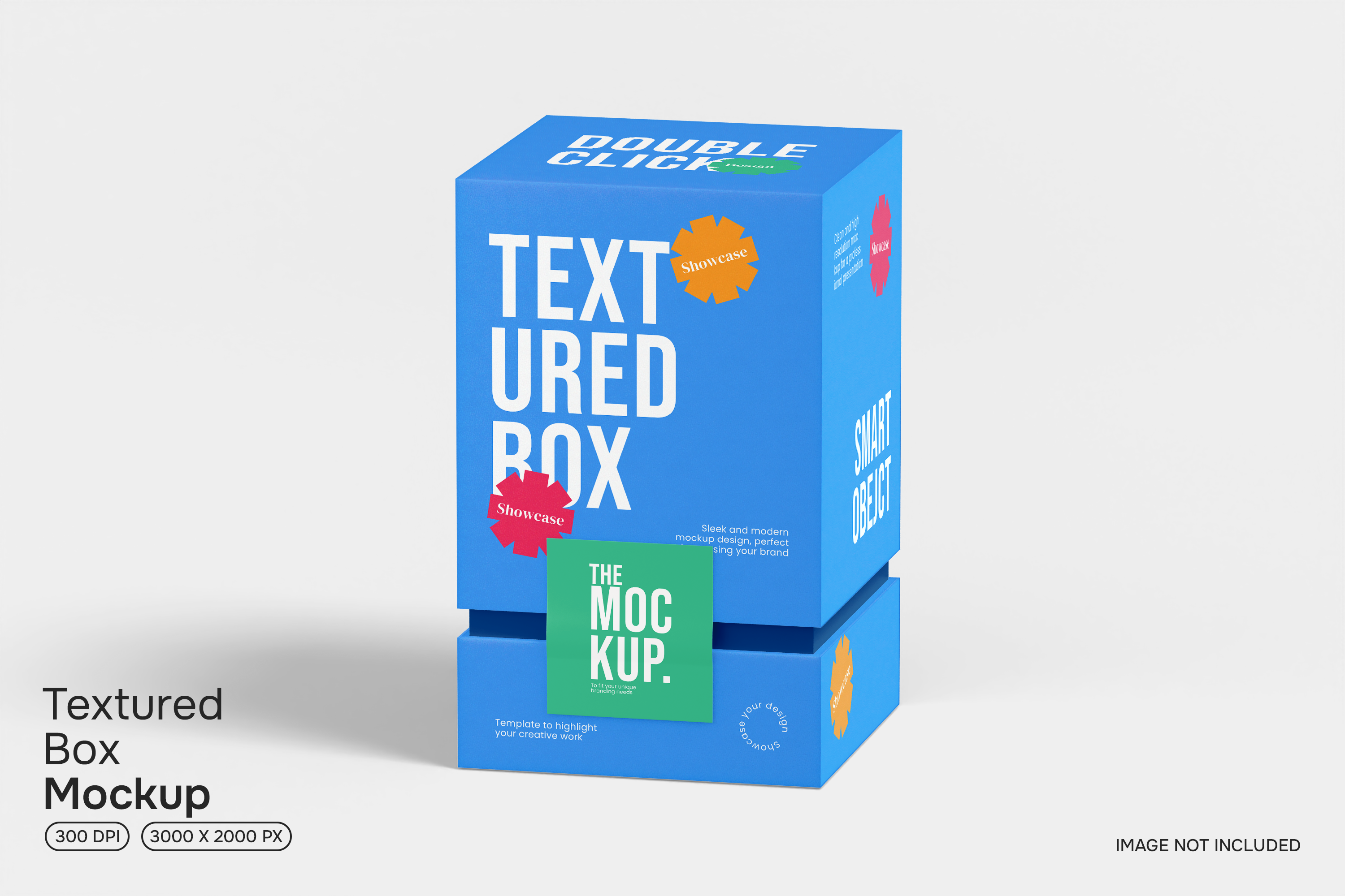 Textured Box Mockup, a Packaging Mockup by Permadi Creative