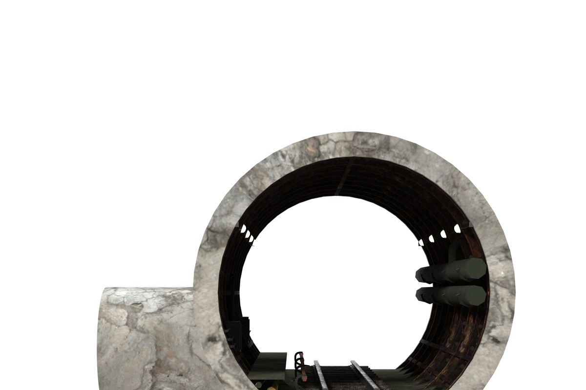 Subway tunnel T, an Environmental 3D Model by AndrewWhite (Photo 3 of 20)