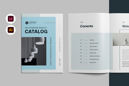 Product Catalog |  INDD, a Brochure Template by Pixelpick
