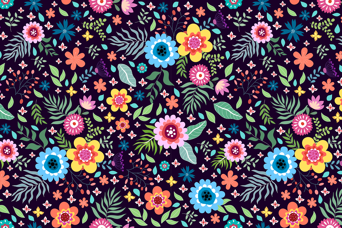 Seamless Luxurious Floral Patterns, a Pattern Graphic by ThePhoton (Photo 16 of 19)