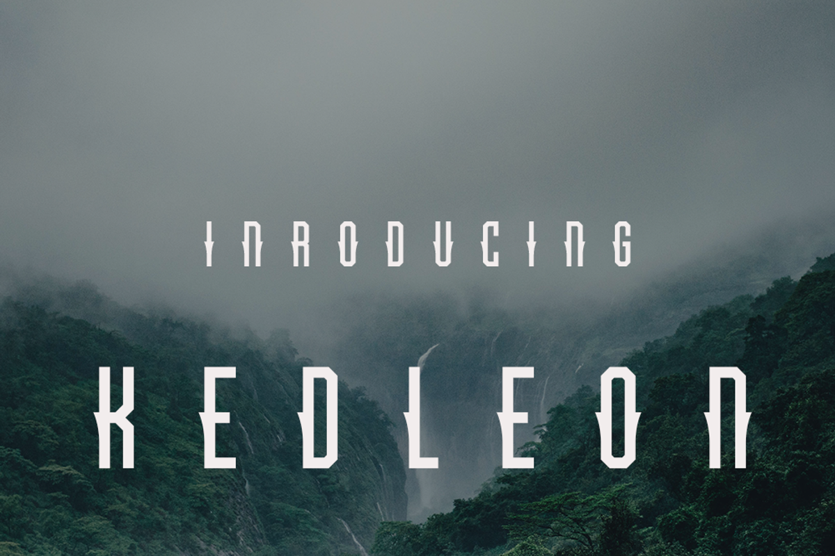 Kedleon, a Sans Serif Font by lelevien (Photo 3 of 5)
