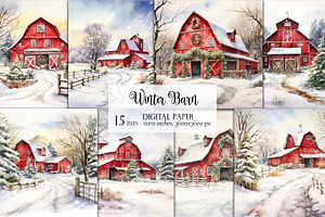 Winter Barn