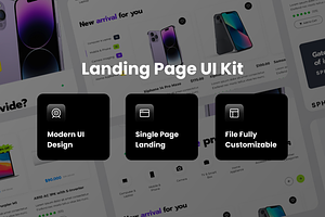 Electronic Ecommerce Landing Page