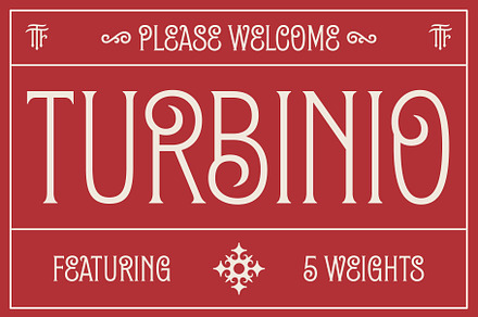 Turbinio - Variable Italian Font