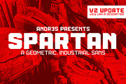 Spartan Font Family V1, a Sans Serif Font by ANDR35 (Thumbnail 1 of 8)
