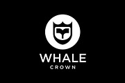 Whale Crown Logo Design, a Branding & Logo Template by Buqancreative (Thumbnail 3 of 4)