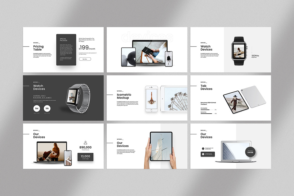 Minimal Presentation Template, a Presentation Template by evgenystudio (Photo 18 of 21)