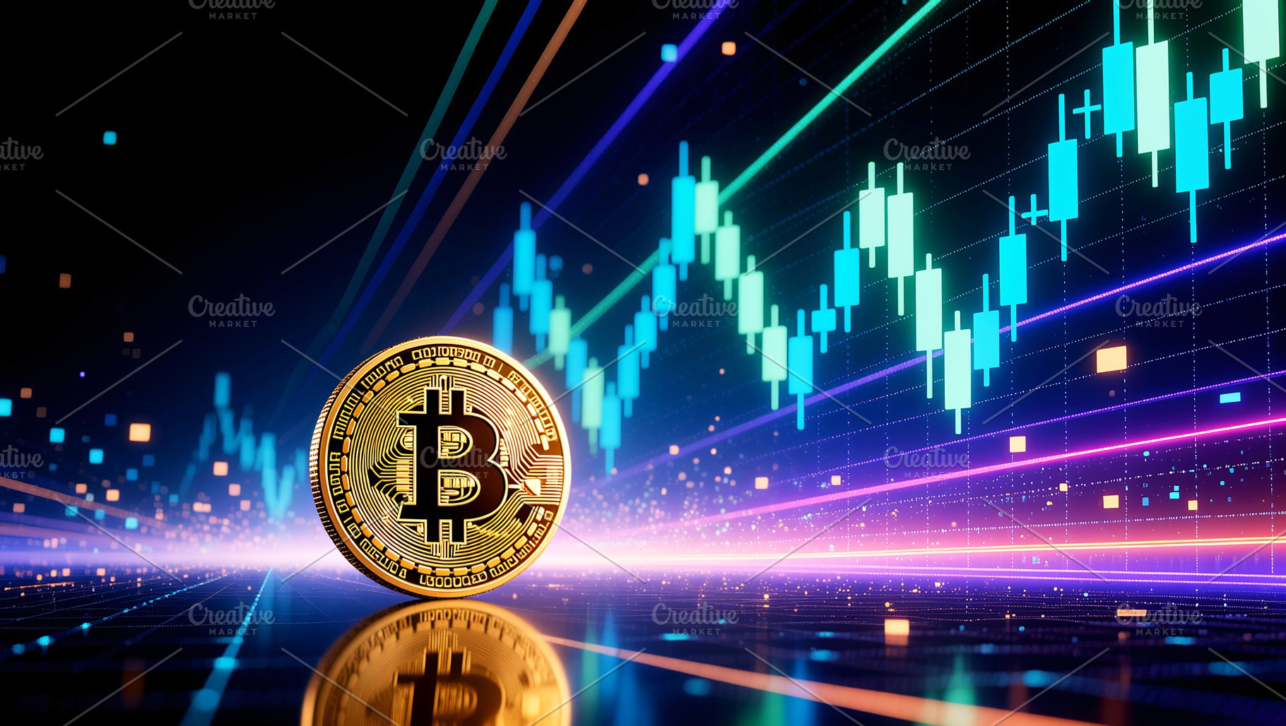 Bitcoin Crypto Price Chart, a Business Photo by Rafoz