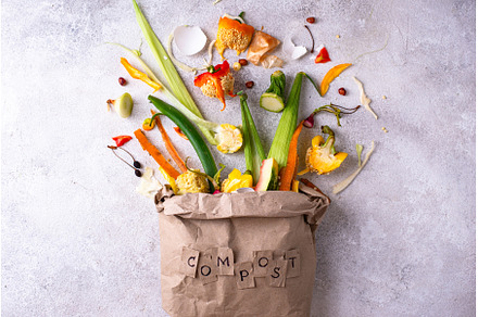 Vegetable waste for making compost