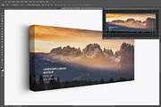 Landscape Canvas Ratio 5x2 Mockup, a Print Template by Mockups by Carlos Viloria (Thumbnail 3 of 5)