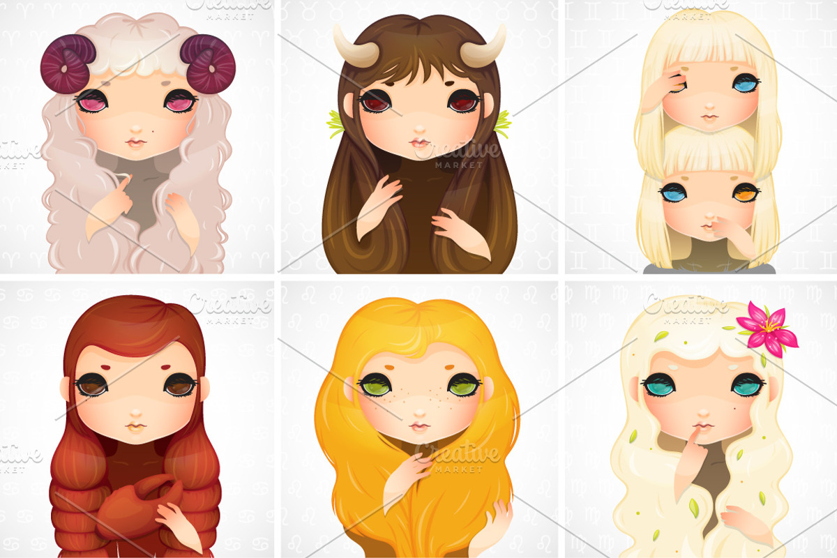Zodiac signs collection +bonus, an Illustration by nenochka (Photo 2 of 4)