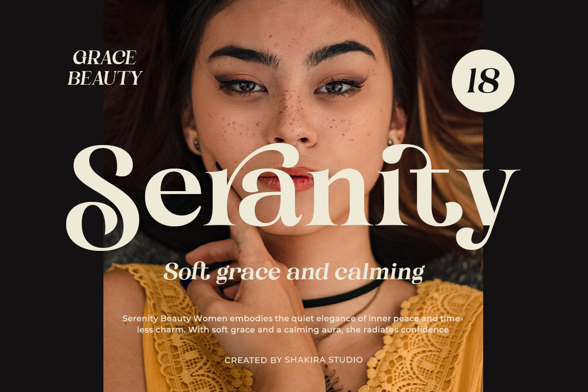 Reality Breathe - Modern Serif, a Serif Font by Shakira Studio (Photo 2 of 10)