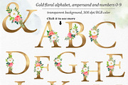 Watercolor Floral Graphic Set, an Illustration by Elly Studio (Thumbnail 5 of 10)